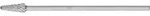 PFERD TOOLS Hartmetall Hochleistungsfr&auml;sstift STEEL Rundkegel KEL &Oslash; 12x30mm