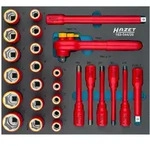 Hazet Steckschl&uuml;ssel Satz, schutzisoliert 1/2 (12,5 mm) Vierkant hohl, Au&szlig;en