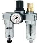 Riegler Wartungseinheit 3-tlg. &raquo;multifix-mini&laquo;, mit PC-Beh&auml;lter, G 1/4