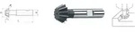 ELMAG HSS Co5 Winkel-Stirnfr&auml;ser DIN1835B, &Oslash; 20,0 x 5,0 mm, 45&deg;