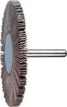 PFERD TOOLS Korund F&auml;cherschleifer F &Oslash; 80x5 mm Schaft-&Oslash; 6 mm A80 f&uuml;r Feinschliff
