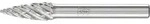 PFERD TOOLS Hartmetall Hochleistungsfr&auml;sstift STEEL Spitzbogen SPG &Oslash; 08x20mm