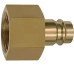 Riegler Nippel f&uuml;r Kupplungen NW 19, Messing blank, G 1 IG