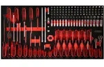 KS Tools 1/4 Steckschl&uuml;ssel- / und Schraubendreher-Satz in Schaumstoffeinlage,