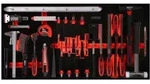KS Tools Hammer- / Mei&szlig;el- / und Messwerkzeug-Satz in Schaumstoffeinlage, 36-tlg.