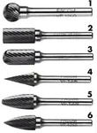 FACOM Hartmetallfr&auml;ser 12 mm kegelf&ouml;rmig, Nr. 6
