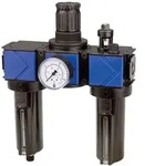 Riegler Wartungseinheit 3-tlg. &raquo;variobloc&laquo;, Metallbeh&auml;lter, BG 1, G 3/8
