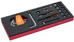 Bahco Fit&Go 1/3 Einlage mit 1/4-Steckschl&uuml;ssel-Eins&auml;tzen und birnenf&ouml;rmigen