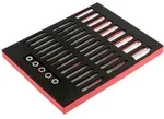 Bahco Fit&Go 2/3 Einlage Sto&szlig;d&auml;mpfer-Werkzeug - 39-tlg.