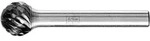 PFERD TOOLS Hartmetall Hochleistungsfr&auml;sstift ALLROUND Kugel KUD &Oslash; 12x10mm