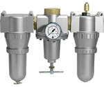Riegler Wartungseinheit 3-tlg. &raquo;Standard&laquo; mit Metallbeh&auml;lter, BG 3, G 1/2