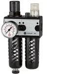 Riegler Wartungseinheit 2-tlg. &raquo;multifix&laquo;, PC-Beh., Schutzkorb, BG3, G3/4