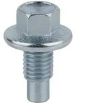 KS Tools &Ouml;lablassschraube, Au&szlig;en6kant 15 mm, M12x1,75x25 mm, 25er-Pack, 37 mm