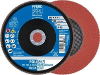 PFERD TOOLS POLIFAN F&auml;cherscheibe PFF 180x22,23 mm flach A-COOL 40 SG INOX+ALU