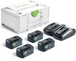 Festool Energie-Set SYS 18V 4xHP5,0/TCL6DUO