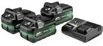 HiKOKI BoosterPack mit 3x MULTI VOLT Akkupacks 18 V, 36 V 2.5 Ah, 2.5 Ah, 5 Ah