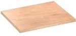 VIGOR Holz-Arbeitsplatte Tief, klein, (LxBxH) 861 x 700 x 40 mm
