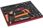 Bahco Fit&Go 3/3 Schaumstoffeinlage mit Werkzeugsatz Schraubendreher und