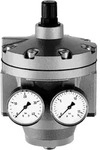 Riegler Hochleistungsdruckregler mit 2 Manometern, G 1 1/2, 0,5 - 10 bar