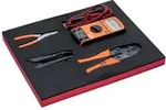 Bahco Fit&Go 2/3 Schaumstoffeinlage Crimpzangen-/Multimeter-Satz - 4-tlg.