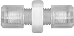 Riegler Gerade Schlauchverbindung, f&uuml;r Schlauch 8/10 mm, SW 22, PFA