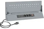 VIGOR Lochwandplatte mit Netzversorgung 676 mm, (LxB) 676 x 301 mm