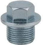 KS Tools &Ouml;lablassschraube, Au&szlig;en6kant 17 mm, M20x1,5x15 mm, 25er-Pack