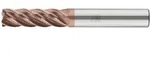 PFERD TOOLS VHM-Fr&auml;ser &Oslash;25mm, 5 Schneiden, mit Spanteiler, 3xDC, Radius 1mm,...