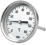 Riegler Bimetallthermometer, G 1/2 hinten, L=100, &Oslash; 100, 0 &deg;C bis 160 &deg;C