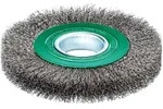 Lessmann Rundb&uuml;rste rostfrei 178x23/26mm,gewellt 0,3mm