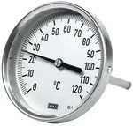 Riegler Bimetallthermometer, hochw. Ausf., L1=63/L2=43, &Oslash; 100, 0&deg;C bis 160&deg;C