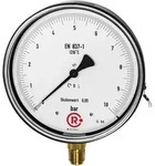 Riegler Feinmessmanometer, G 1/2 radial unten, 0 - 400,0 bar, &Oslash; 160, Art.Nr. 1173-R