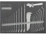Fortis Werkzeugmodul 3/3 leer Schl&uuml;ssel
