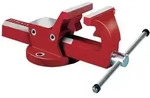 Fortis Schraubstock mit Rohrspannbacken 120 mm