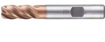 PFERD TOOLS VHM-Fr&auml;ser &Oslash;25mm, 4 Schneiden, 2xDC, Radius 2mm, AlTiN / TiSiXN