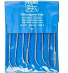 PFERD TOOLS Pr&auml;zisions-Riffelfeilen-Set Typ 720 P 190mm Schweizer Hieb 0, grob