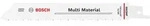 Bosch Multi Material S922HF Blatt, 0,9 x 19 x 150 mm, 25-tlg.