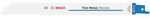 Bosch Thin Metal flexible S1122EF Blatt, 0,9 x 19 x 225 mm, 100-tlg.