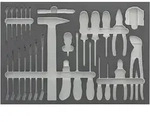 Fortis Werkzeugmodul 3/3 leer Handwerkzeug