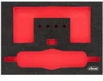 VIGOR Weichschaumeinlage, leer, V7154-L, (LxBxH) 393 x 282 x 35 mm