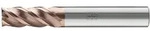PFERD TOOLS VHM-Fr&auml;ser &Oslash;1mm, 4 Schneiden, 2xDC, Fase 0,05mm 45&deg;, TiAlSiN