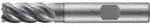 PFERD TOOLS VHM-Fr&auml;ser &Oslash;6mm, 5 Schneiden, 2xDC, Radius 0,5mm, AlCrN...