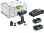 Festool Akku-Bohrschrauber T 18+3 TBX 4,0 I-Plus, incl. 2x Akku 4 Ah,