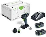 Festool Akku-Bohrschrauber TXS 18 TBX4,0 I-Plus, incl. 2 Akku 4 Ah,