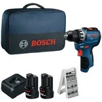 Bosch Professional Bosch Akku-Bohrschrauber GSR12V-31, incl. 2x Akku GBA 2 Ah,