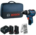 Bosch Professional Bosch Akku-Schlagbohrschrauber GSB12V-31, incl. 2x Akku GBA 2 Ah,