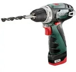Metabo Akku-Bohrschrauber PowerMaxx BS, Werkzeugtasche, 12V 1x2Ah Li-Power + LC 40