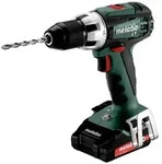 Metabo Akku-Bohrschrauber BS 18 LT Compact, metaBOX 145, 18V 2x2Ah Li-Power + ASC 55