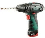 Metabo Akku-Schlagbohrschrauber PowerMaxx SB Basic, incl. 2x Akku Li-Power 2 Ah,
