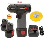 KS Tools Akku-Schleifmaschine, 3.200 U/min 10,8V, mit 2 Akkus und 1 Ladeger&auml;t